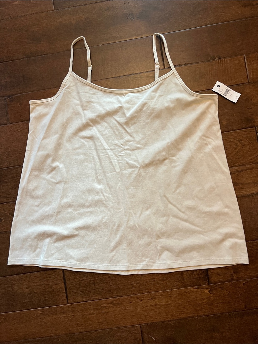 Lane Bryant Cream Adjustable Strap Cami